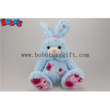 9.5 &quot;Cuddle Blue Bunny Мягкая игрушка животных с цветочным узором ткани Bos1146